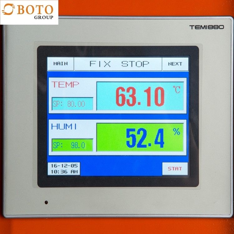 Black B-T-1000L High Low Temperature Test Range ChamberTemp 3-5 ℃ / Min Temp Keseragaman ± 1 ℃