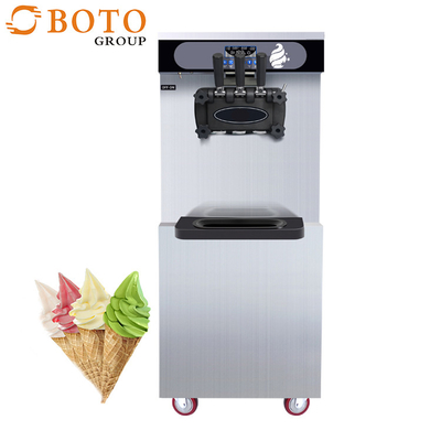 BT-25FB 25L / H Lantai Berdiri Stainless Steel Komersial Mesin Es Krim Lembut